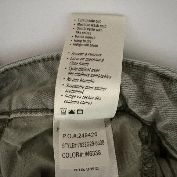 PAIGE Women's Jolie Twill Cargo Pants 29 in Vintage Ivy Green High-Rise Ankle - Picture 6 of 9